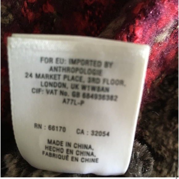 ANTHROPOLOGIE Plaid and Brown Faux Fur Infinity Scarf Like New - Picture 13 of 13